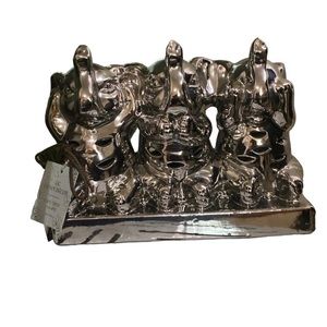 3 ELEPHANT SILVER HOME DECOR FIGURINE 🐘